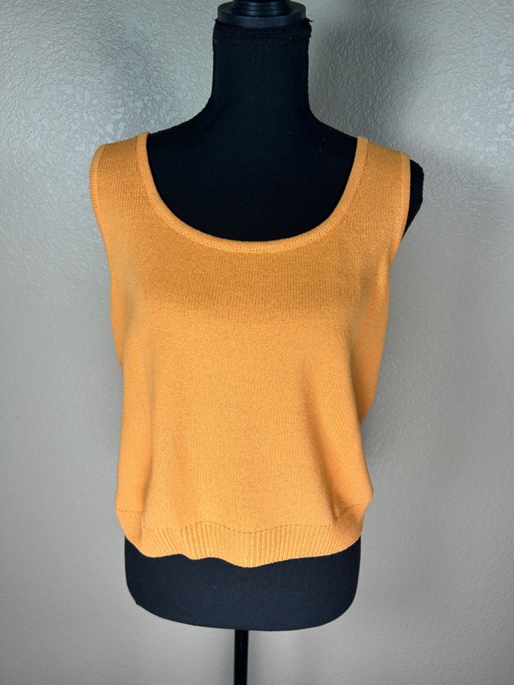 St. John Orange Tank Top – Medium, Excellent Condition